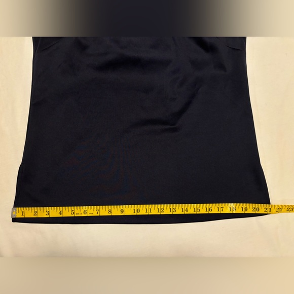 Gretchen Scott blue tie at shoulder tank, L - Picture 5 of 8